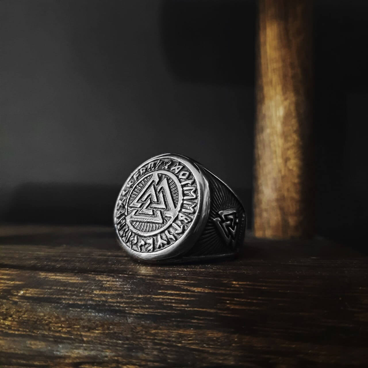 Inel Odin Valknut | Viking Century Romania