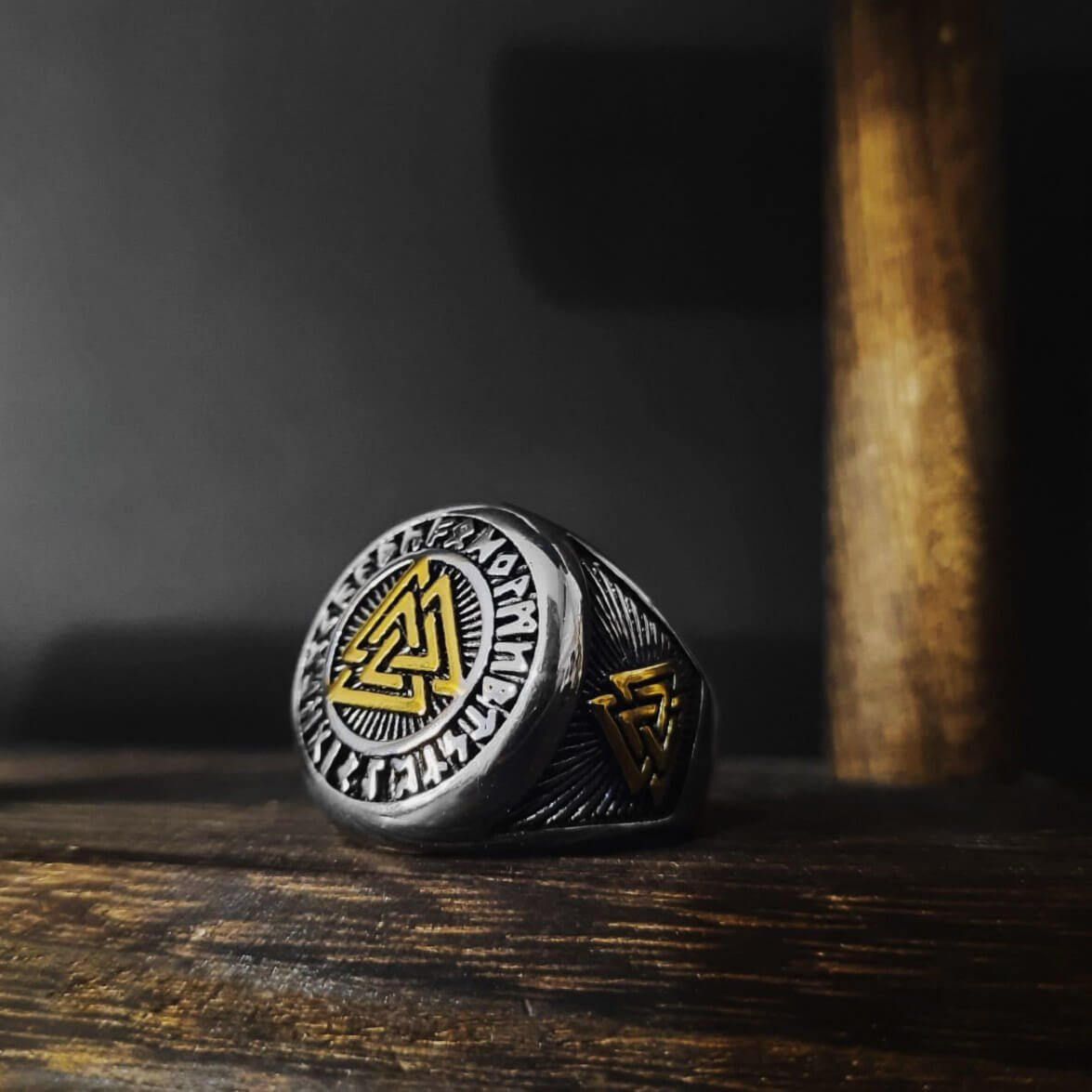Inel Odin Valknut | Viking Century Romania