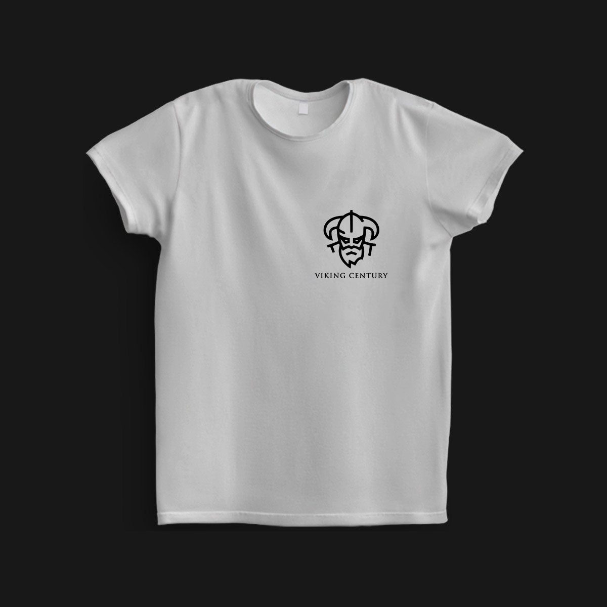 Tricou Bărbati - Viking Century Minimalist Alb