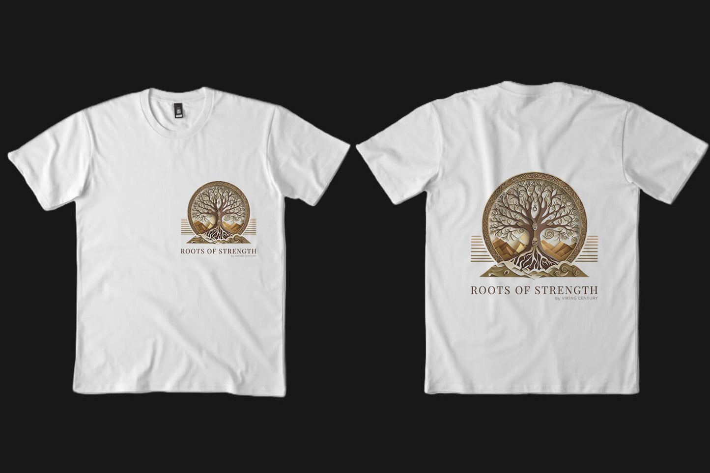 Tricou Alb Damă - Roots Of Strength