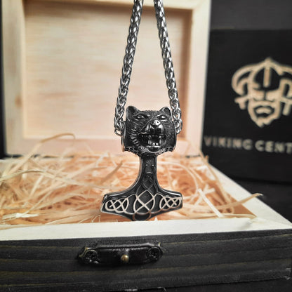 Colier Celtic Wolf