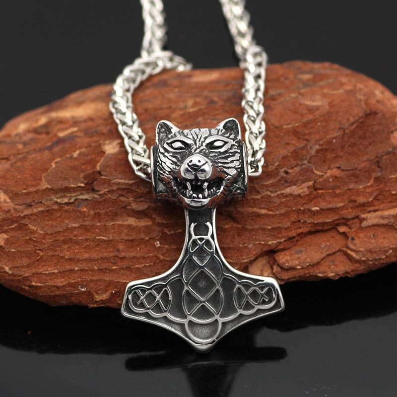 Colier Celtic Wolf l Viking Century